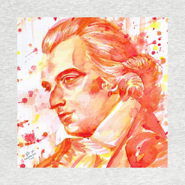 FRIEDRICH. SCHILLER watercolor portrait by lautir